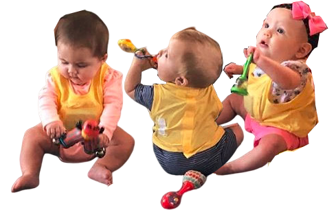 Cute babies playing with toys at a Christian Preschool & Daycare Serving Loganville, GA