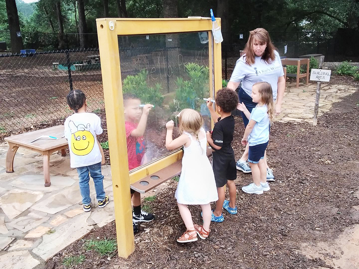 Outdoor Playgrounds Feature Age-Separated Play Areas