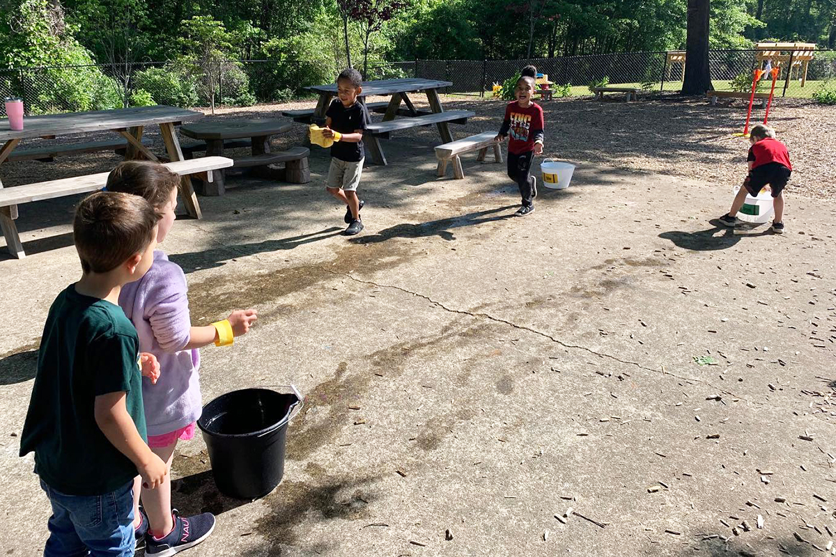 Splashing & Cooling Off With Water Wednesdays