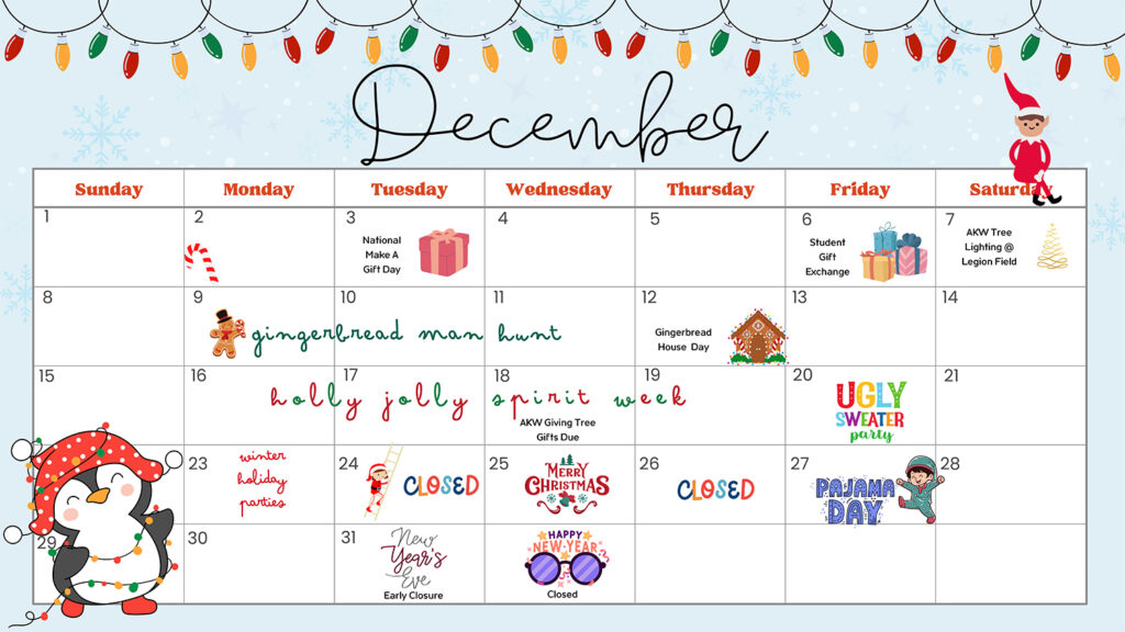 Dec 2024 events calendar