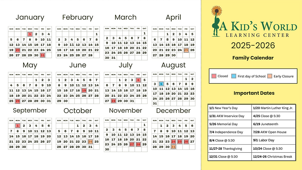 2025 Family Calendar